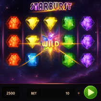 BetSomnia - Starburst Slot Game - Expanding Wilds