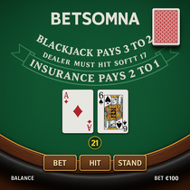 BetSomnia - Blackjack Table Game - Low House Edge